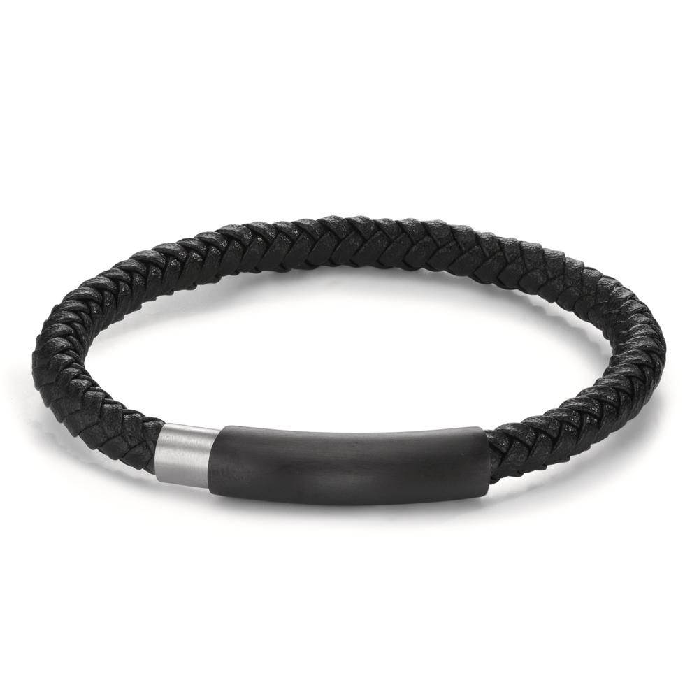 Armband Edelstahl schwarz IP beschichtet 19.5 cm Ø6.5 mm-601987