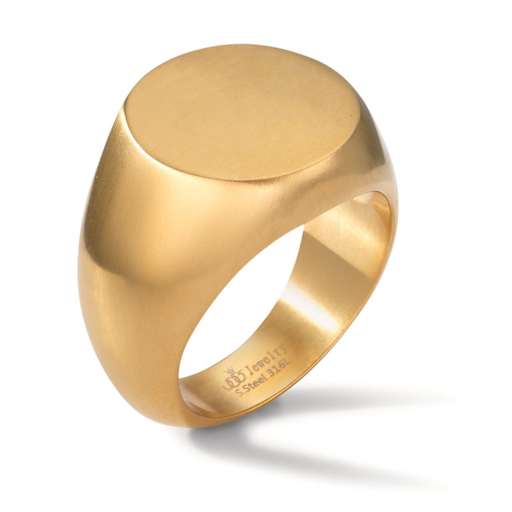 Fingerring Edelstahl gelb IP beschichtet-602044