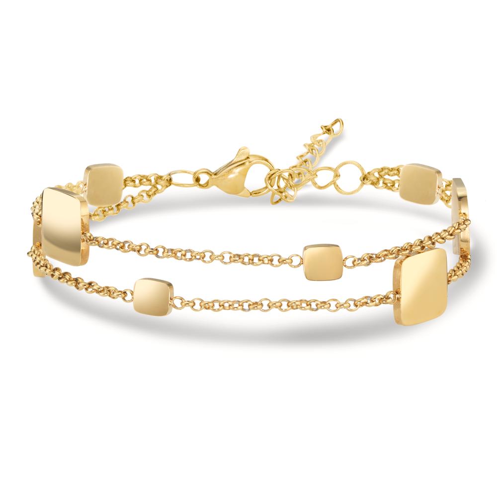 Armband Edelstahl gelb IP beschichtet 16.5-20 cm verstellbar-602143