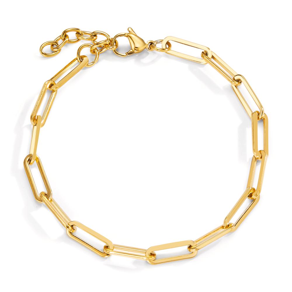 Armband Edelstahl gelb IP beschichtet 18.5-21.5 cm verstellbar-604438