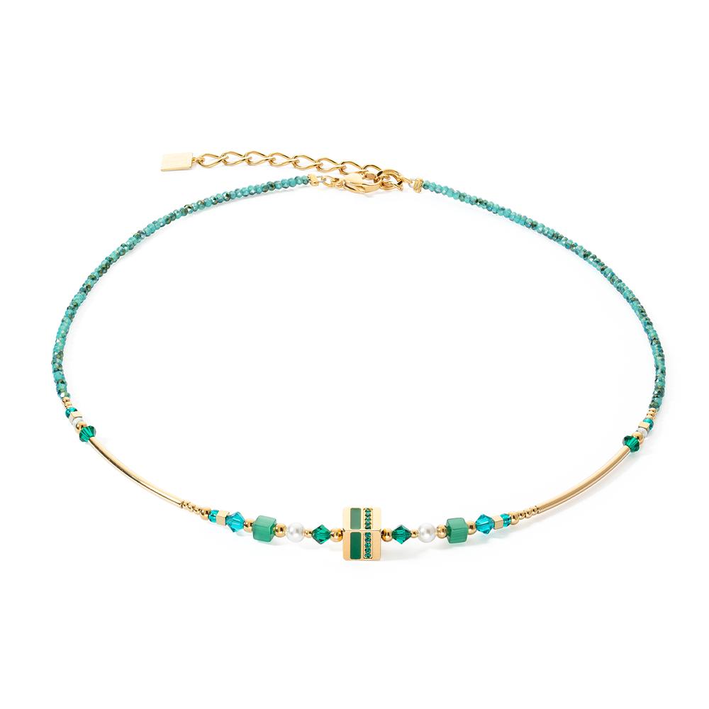 Collier Edelstahl gelb IP beschichtet 42-48 cm verstellbar-604511