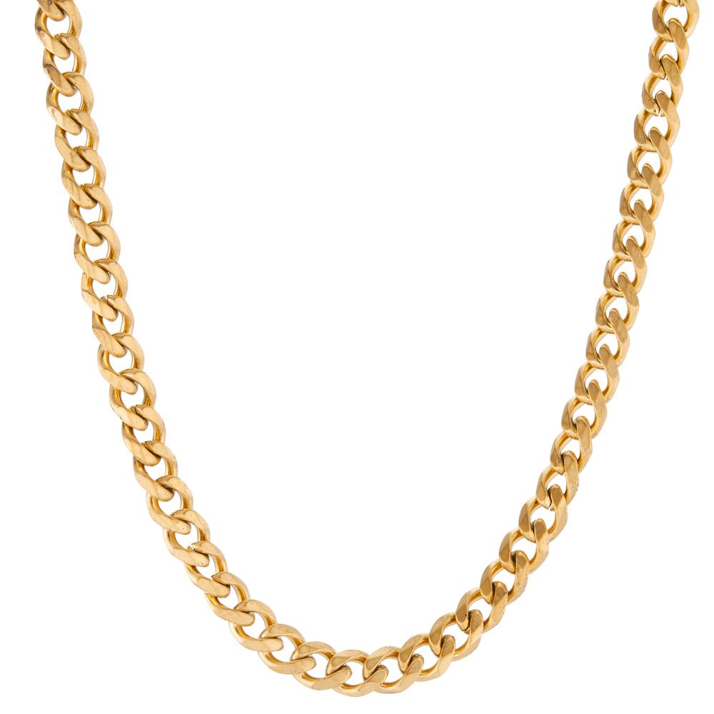 Collier Edelstahl gelb IP beschichtet 50 cm-604555