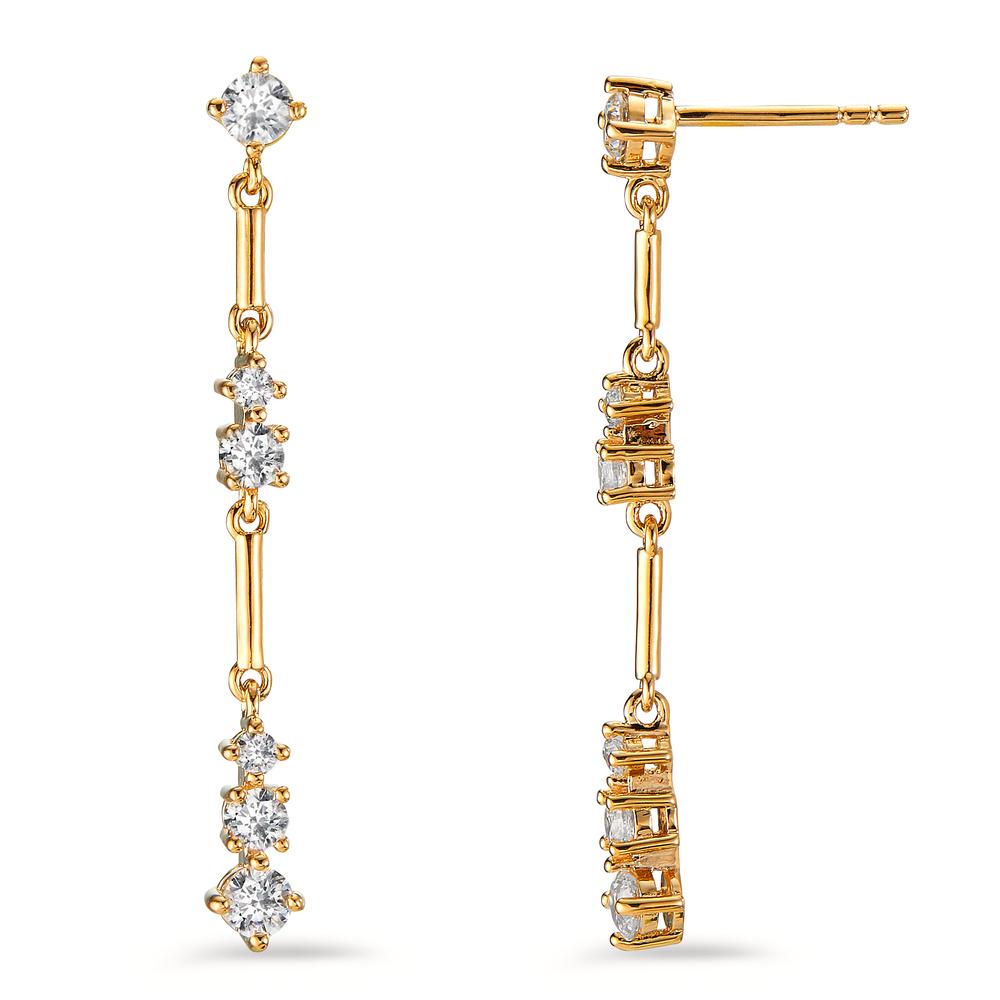 Ohrhänger Bronze Zirkonia 12 Steine-605166
