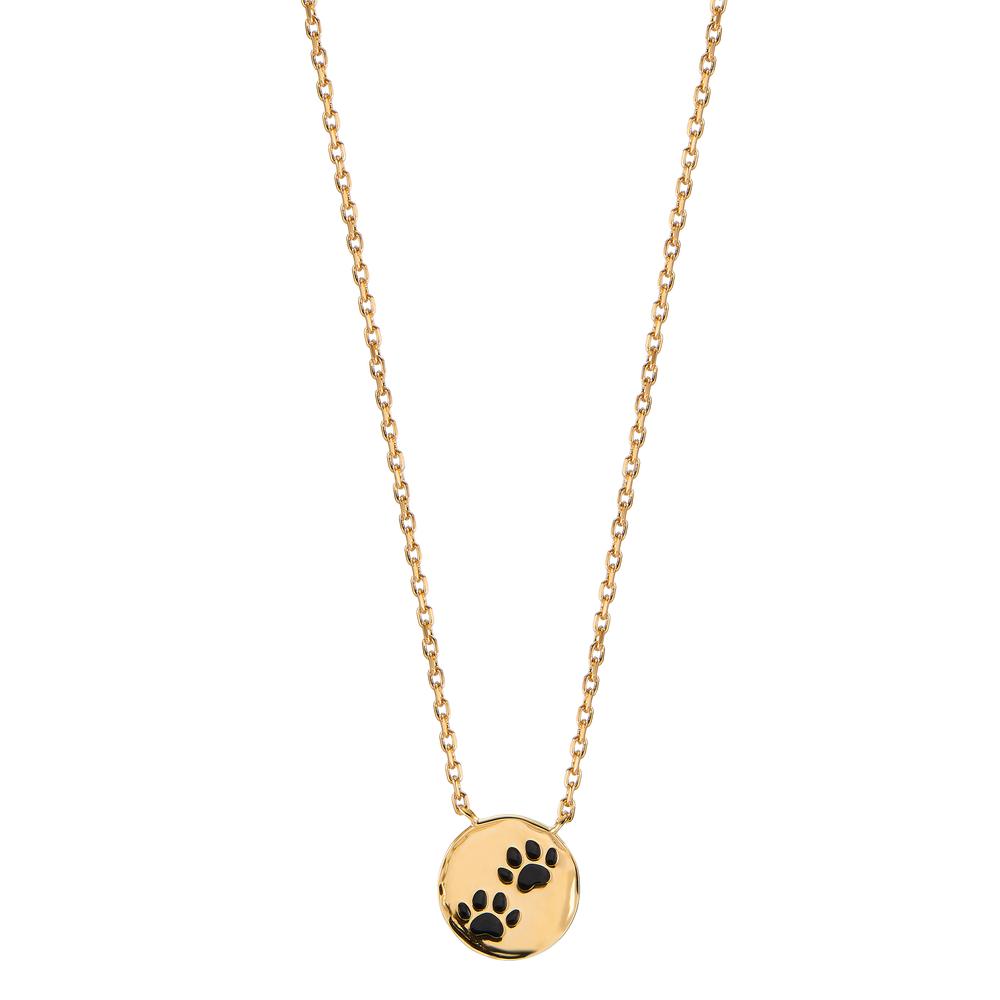 Collier Bronze lackiert Pfote 35-37 cm verstellbar-605187