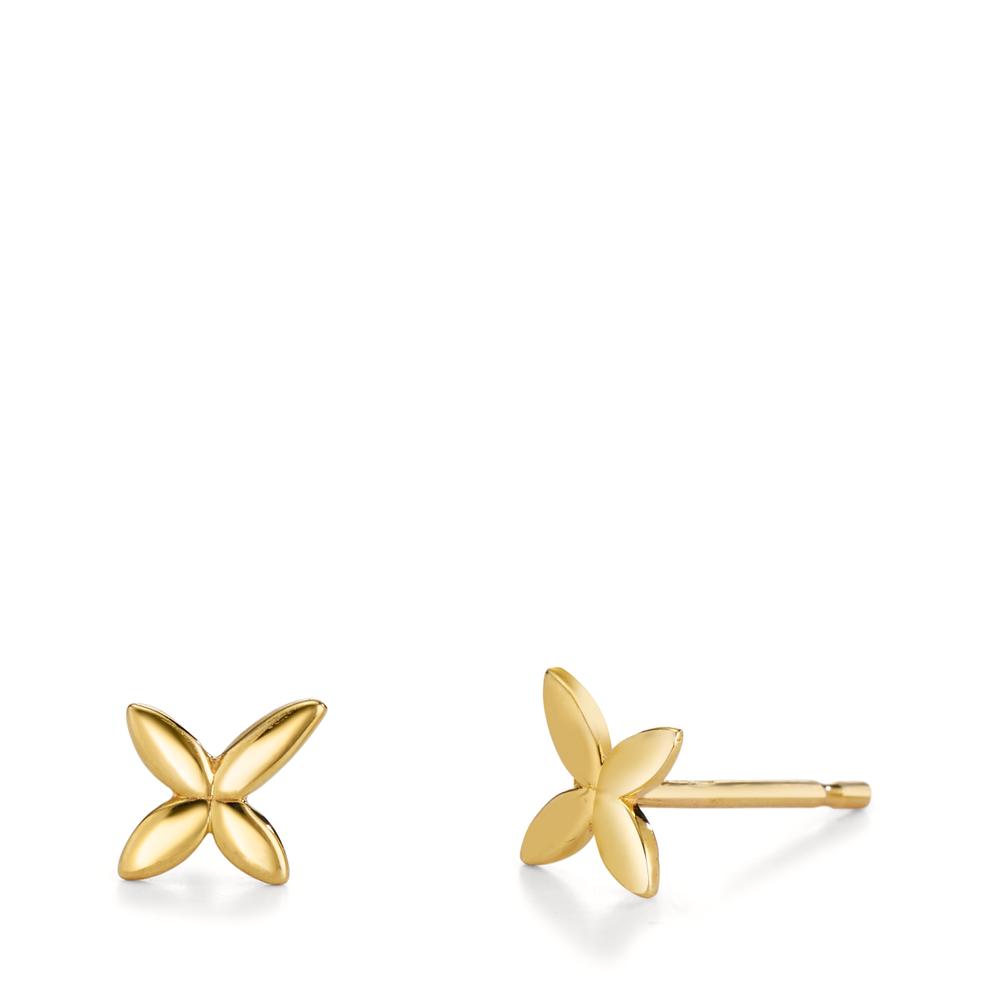 Ohrstecker 375/9 K Gelbgold Blume-605606
