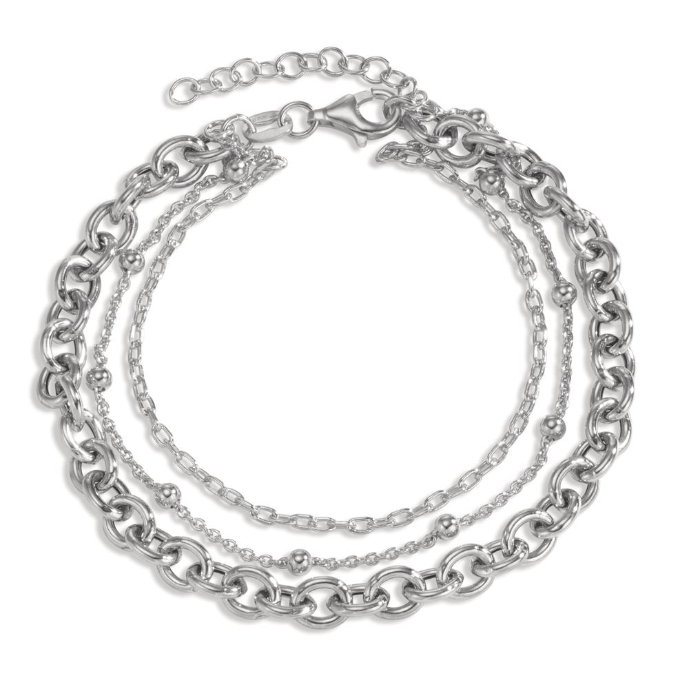 Armband Silber rhodiniert 17-19 cm verstellbar-605957