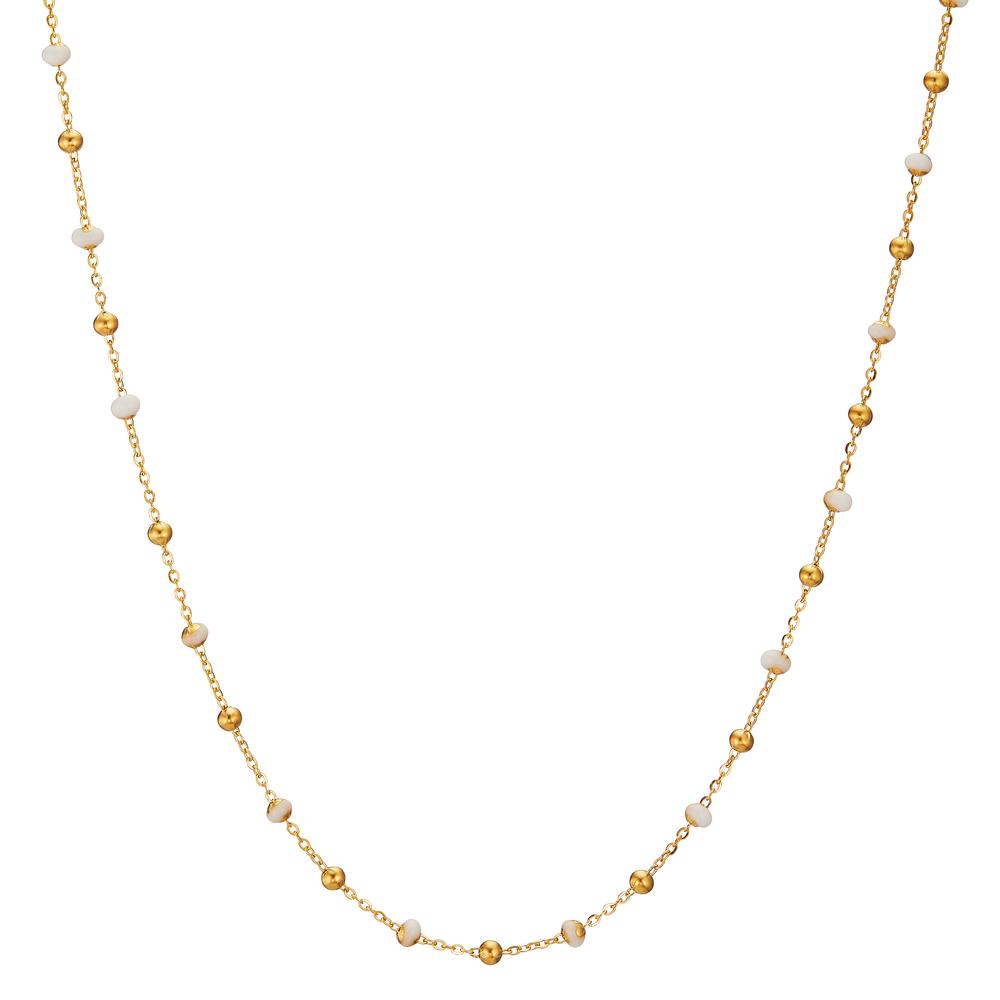 Collier 750/18 K Gelbgold emailliert 42 cm-606015