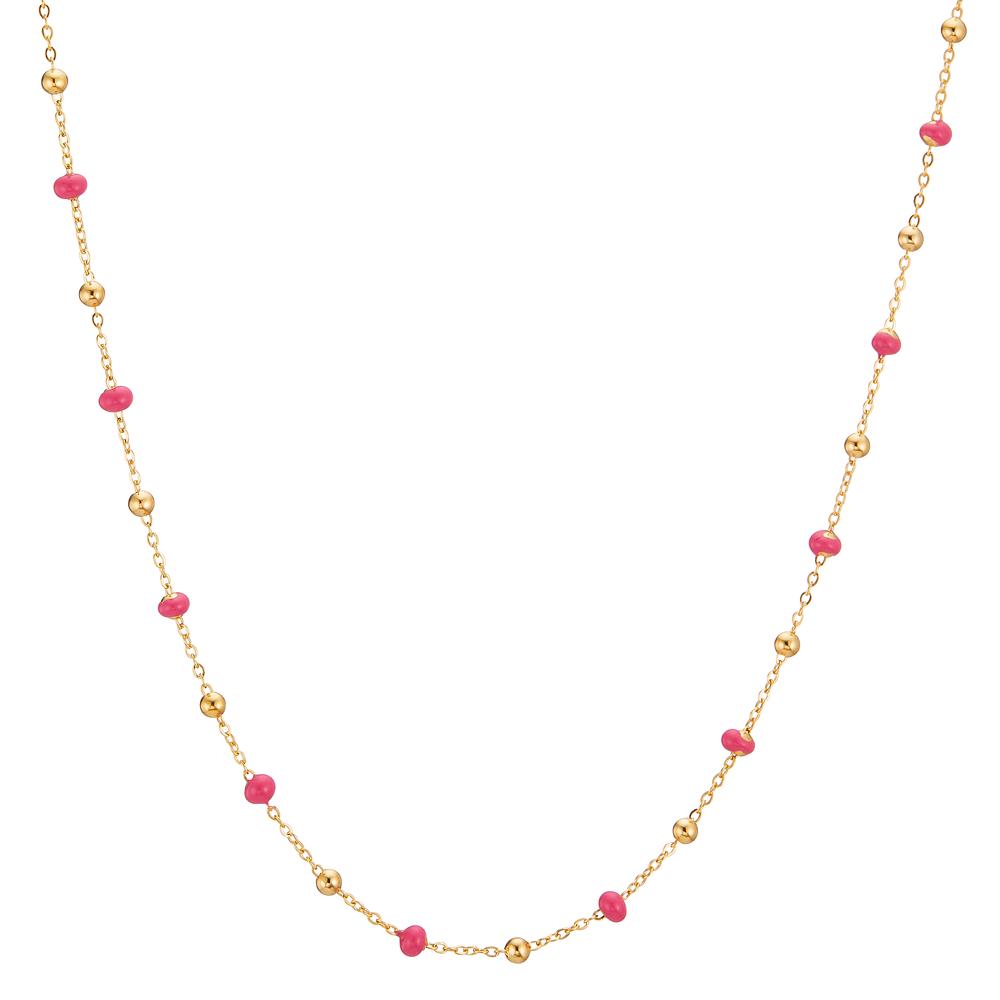 Collier 750/18 K Gelbgold emailliert 42 cm-606017