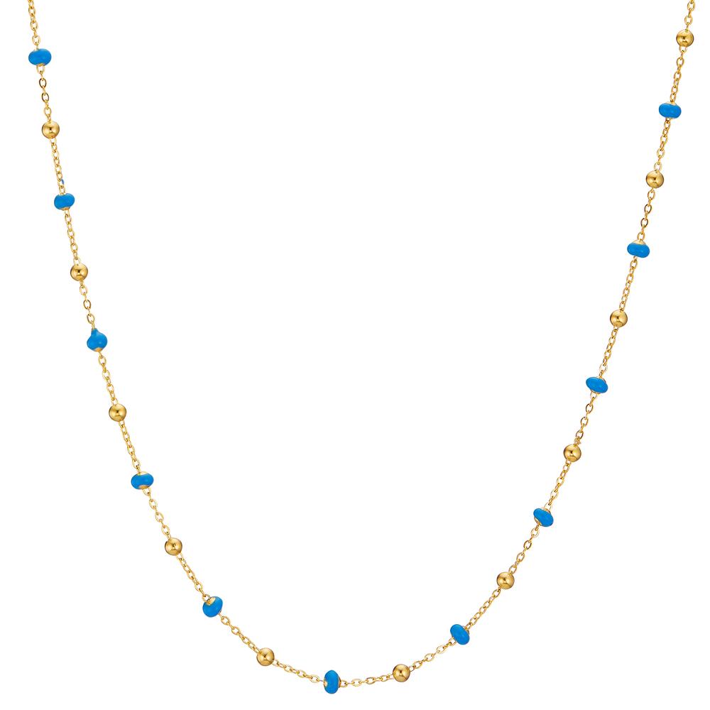 Collier 750/18 K Gelbgold emailliert 42 cm-606018