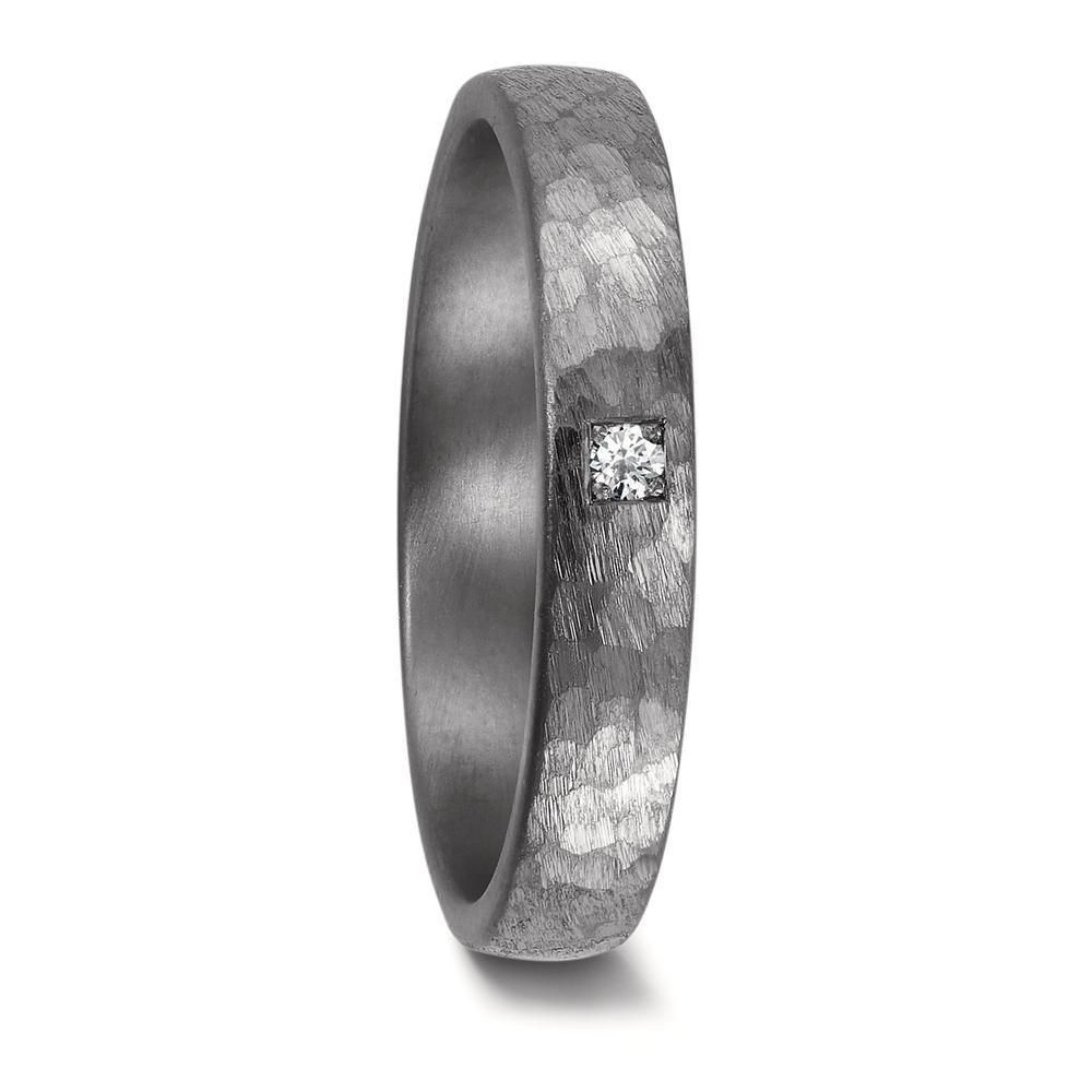 Partnerring 999 Tantal Diamant 0.03 ct, w-si-606153