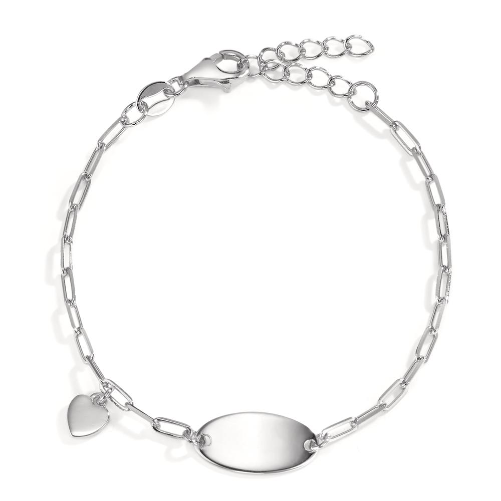 Gravurarmband Silber rhodiniert Herz 14-17 cm verstellbar-606647