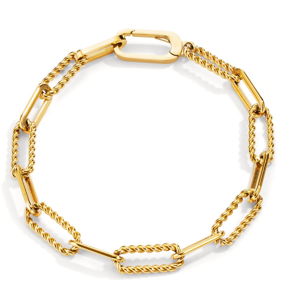 Armband Edelstahl gelb IP beschichtet 19.5 cm-606802