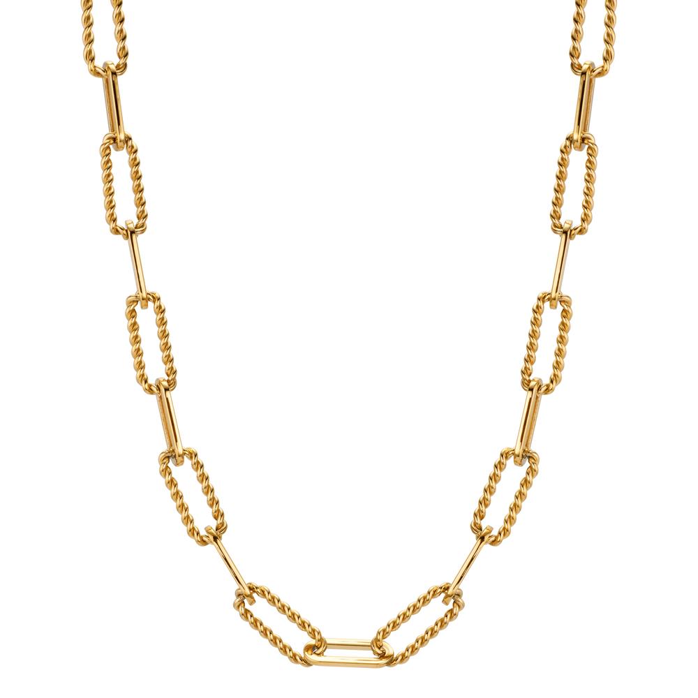 Collier Edelstahl gelb IP beschichtet 45 cm-606803