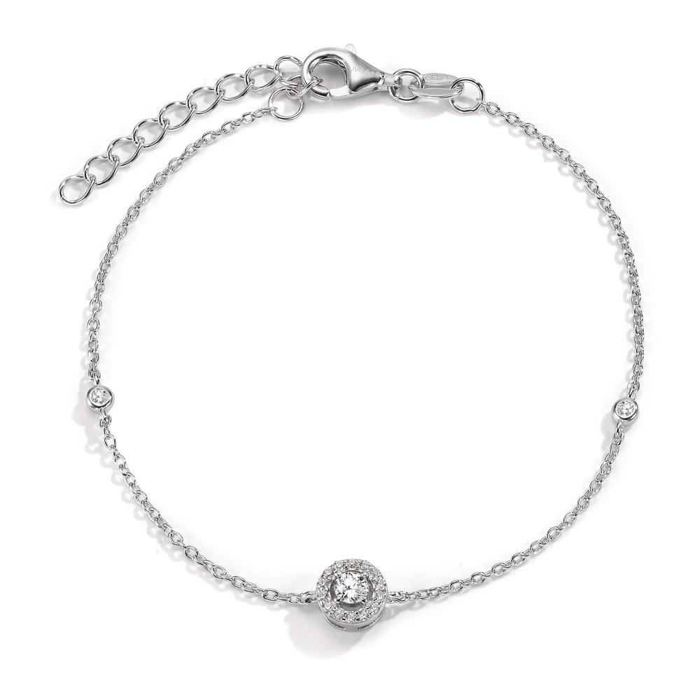 Armband Silber Zirkonia rhodiniert 16-19 cm verstellbar-606839