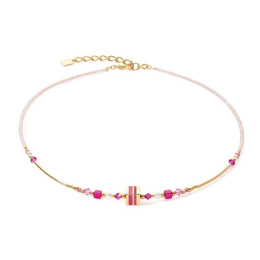Collier Edelstahl gelb IP beschichtet 42-48 cm verstellbar-606909