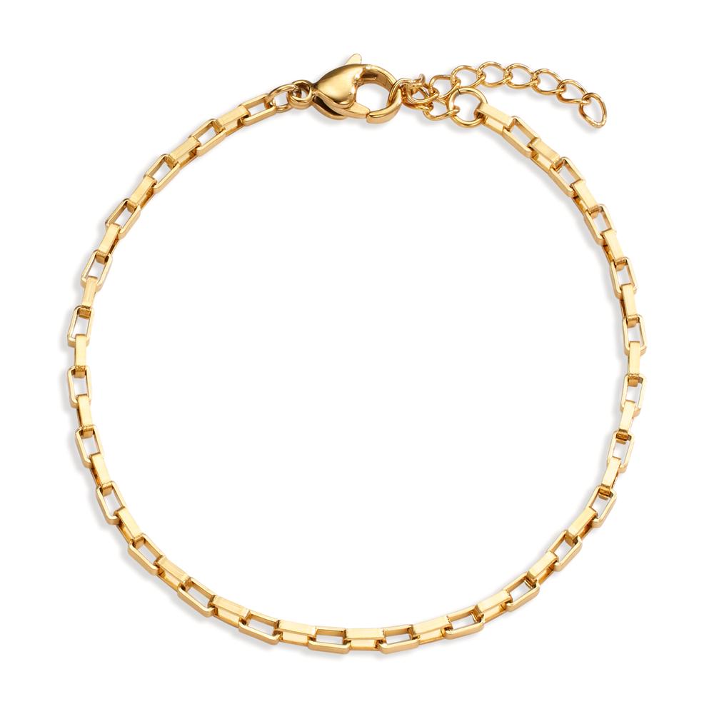Armband Edelstahl gelb IP beschichtet 17-20 cm verstellbar-607022