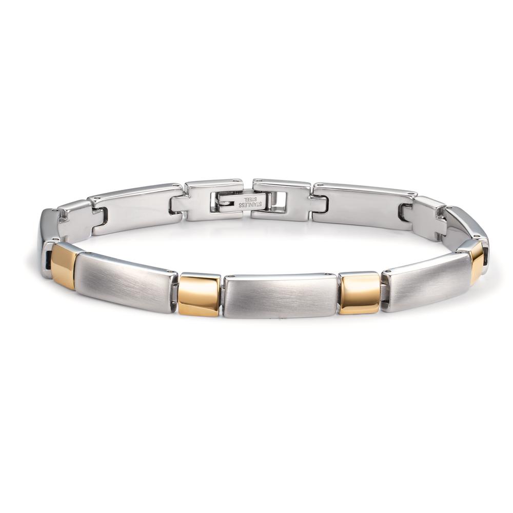 Armband Edelstahl gelb bicolor 18-21 cm verstellbar-607028