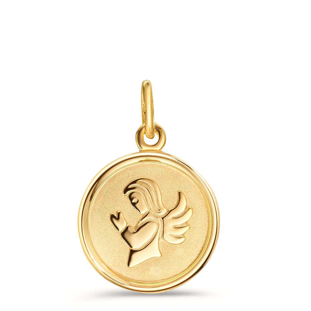 Anhänger 375/9 K Gelbgold Schutzengel Ø12 mm-607037