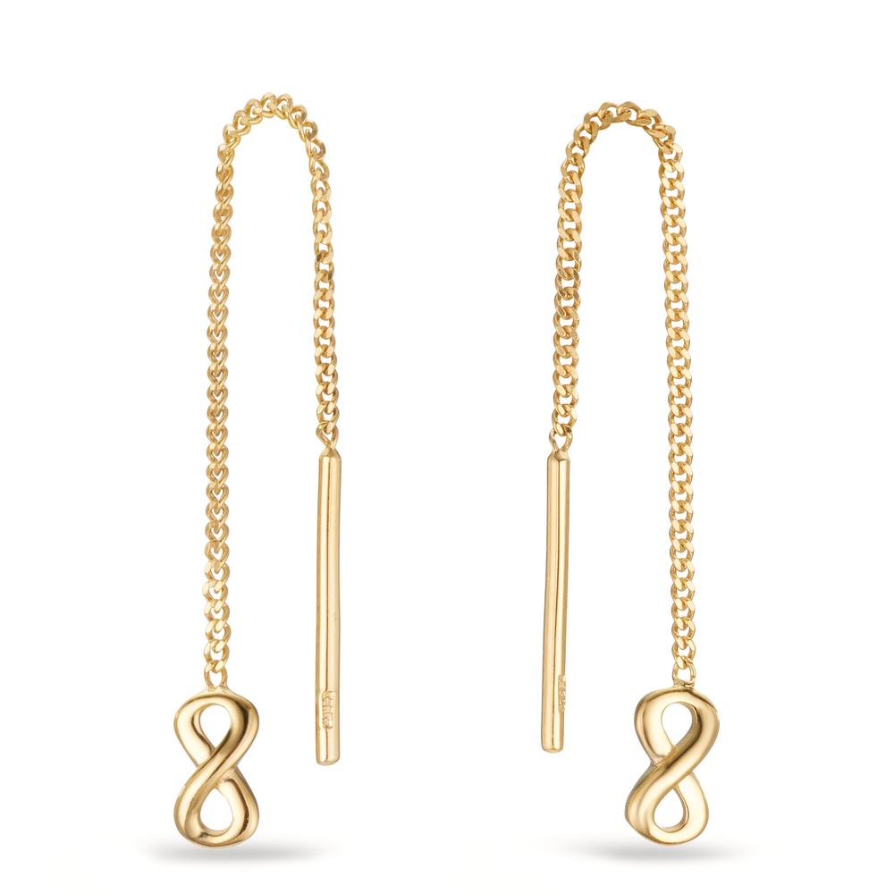 Durchziehohrhänger 375/9 K Gelbgold Infinity-607304