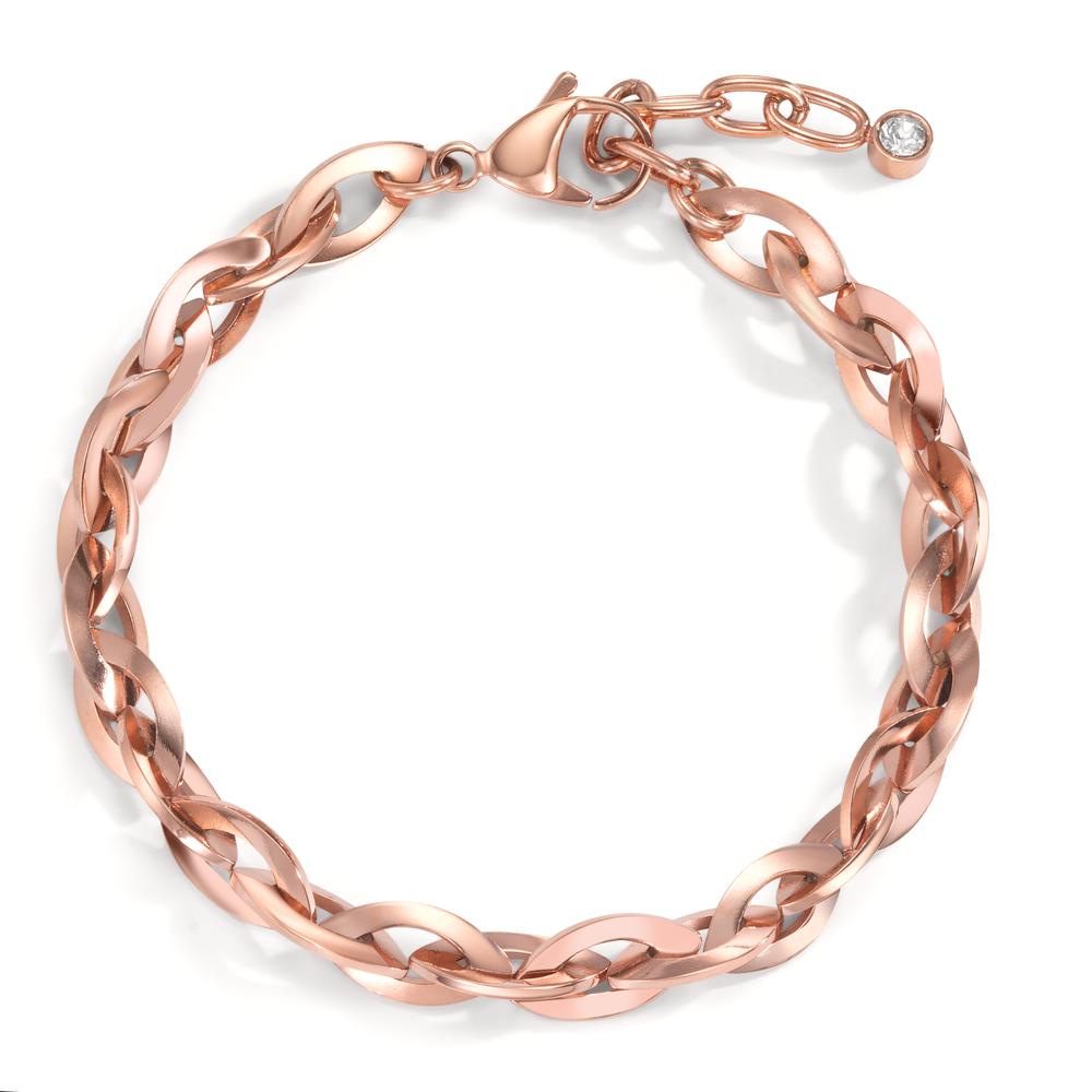 Armband Edelstahl rosé IP beschichtet 21-23 cm verstellbar-608291