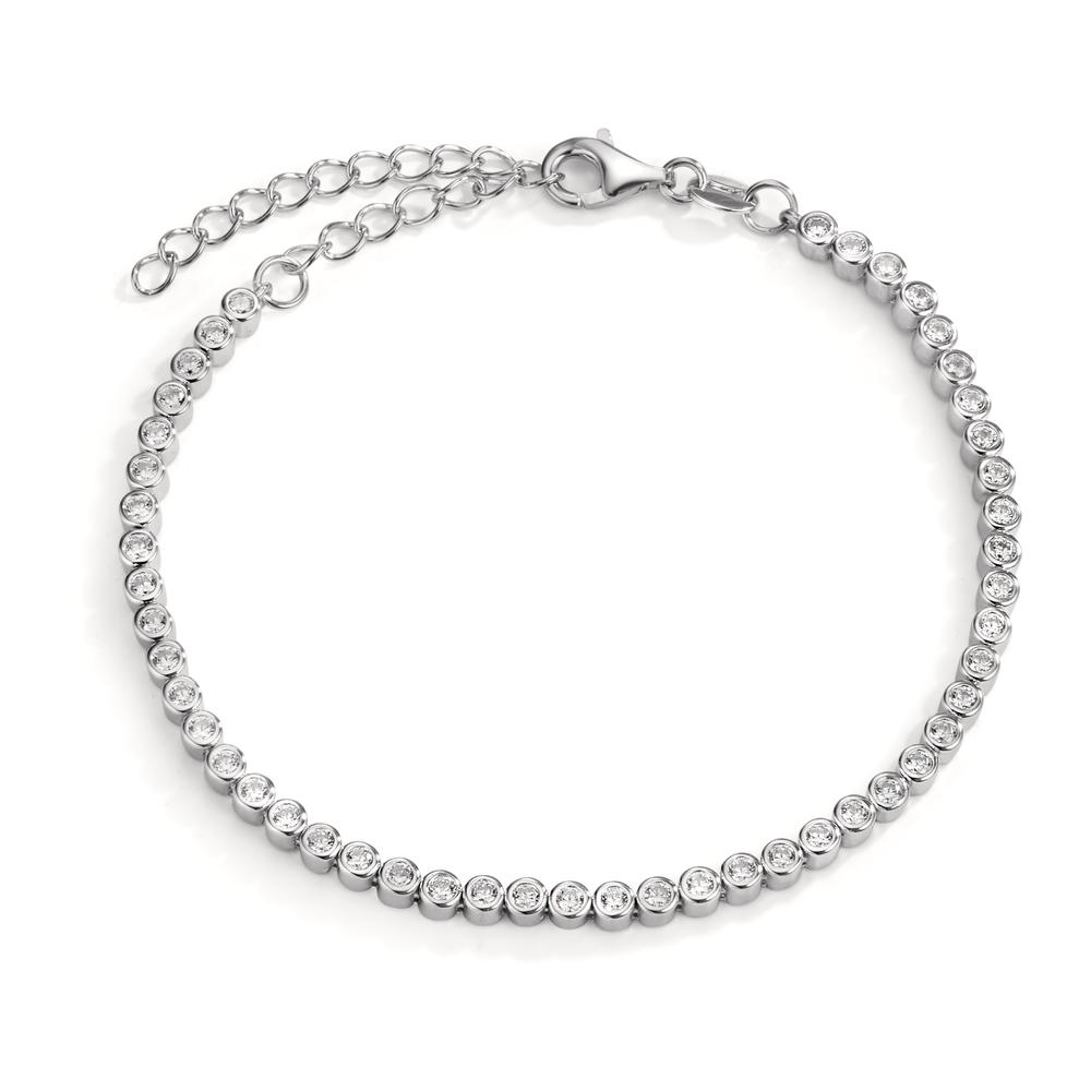 Armband Silber Zirkonia rhodiniert 16-19 cm verstellbar-609141