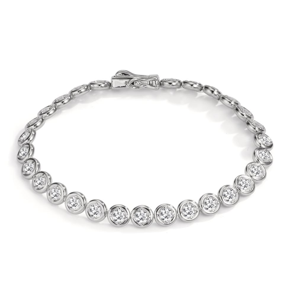 Armband Silber Zirkonia 30 Steine rhodiniert 18 cm-609167