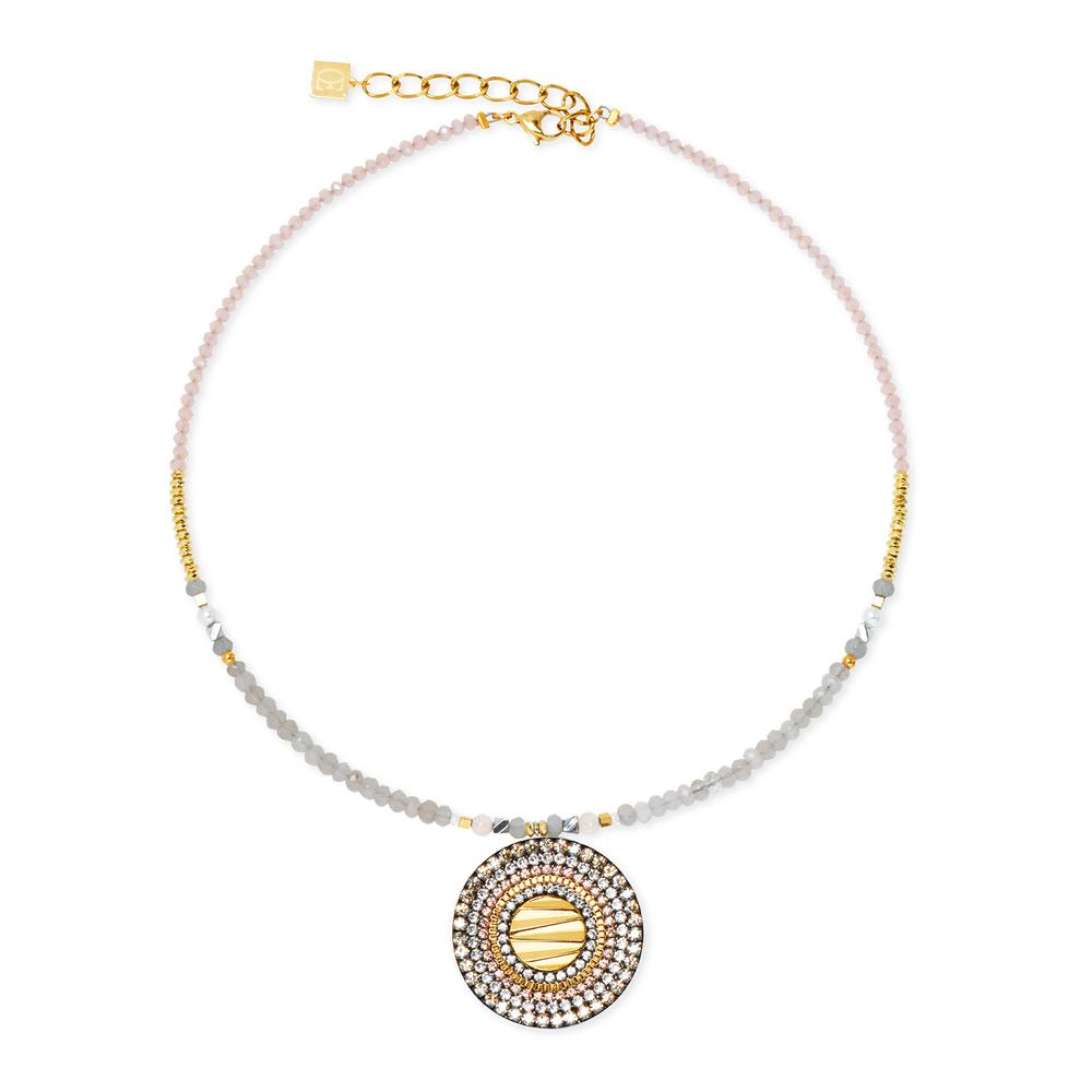 Collier Edelstahl gelb IP beschichtet 42-48 cm verstellbar-609613