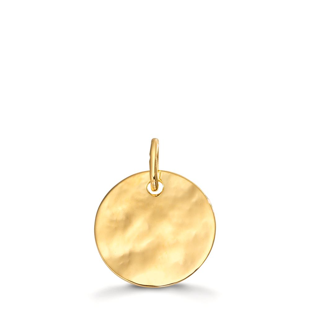 Gravuranhänger 375/9 K Gelbgold Ø12 mm-609678