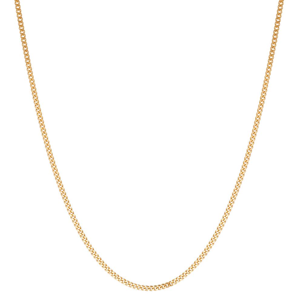 Panzer-Halskette 750/18 K Gelbgold 42 cm-610098